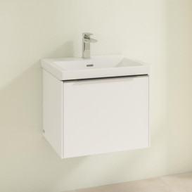 Тумба под раковину Villeroy & Boch Subway 3.0 52,3х42,9 см ДСП/алюминий чистый белый C57900VF