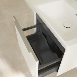 Тумба под раковину Villeroy & Boch Subway 3.0 52,3х42,9 см ДСП/алюминий чистый белый C57900VF