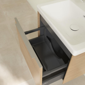 Тумба под раковину Villeroy & Boch Subway 3.0 52,3х42,9 см ДСП/алюминий дуб северный C57900VJ