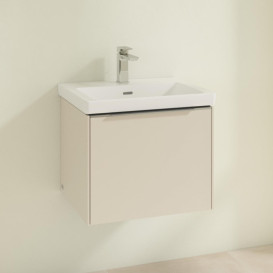 Тумба під раковину Villeroy & Boch Subway 3.0 52,3х42,9 см ДСП/алюміній сірий кашемір C57900VN