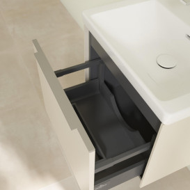 Тумба під раковину Villeroy & Boch Subway 3.0 52,3х42,9 см ДСП/алюміній сірий кашемір C57900VN