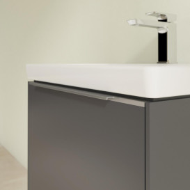 Тумба під раковину Villeroy & Boch Subway 3.0 52,3х42,9 см ДСП/алюміній графіт C57900VR