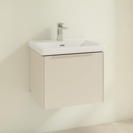 Тумба под раковину Villeroy & Boch Subway 3.0 52,3х42,9 см ДСП/алюминий серый кашемир/монохром C57902VN