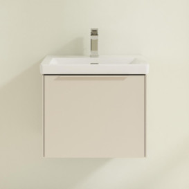 Тумба под раковину Villeroy & Boch Subway 3.0 52,3х42,9 см ДСП/алюминий серый кашемир/монохром C57902VN