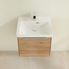 Тумба под раковину Villeroy & Boch Subway 3.0 47,3х42,9 см ДСП/алюминий дуб канзас C58000RH