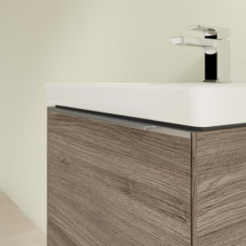 Тумба под раковину Villeroy & Boch Subway 3.0 47,3х42,9 см ДСП/алюминий дуб каменный C58000RK