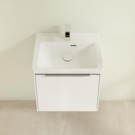 Тумба під раковину Villeroy & Boch Subway 3.0 47,3х42,9 см ДСП/алюміній чистий білий C58000VF