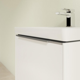 Тумба під раковину Villeroy & Boch Subway 3.0 47,3х42,9 см ДСП/алюміній чистий білий C58000VF