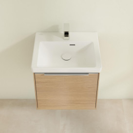 Тумба під раковину Villeroy & Boch Subway 3.0 47,3х42,9 см ДСП/алюміній дуб північний C58000VJ