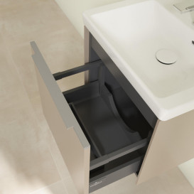 Тумба под раковину Villeroy & Boch Subway 3.0 47,3х42,9 см ДСП/алюминий тауп C58000VM