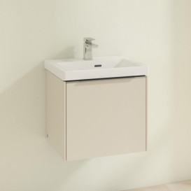 Тумба под раковину Villeroy & Boch Subway 3.0 47,3х42,9 см ДСП/алюминий серый кашемир C58000VN