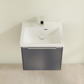 Тумба под раковину Villeroy & Boch Subway 3.0 47,3х42,9 см ДСП/алюминий морской синий C58000VQ