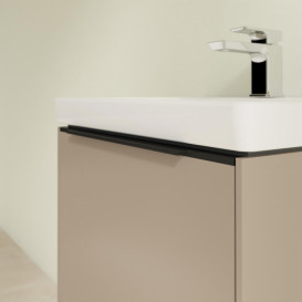 Тумба під раковину Villeroy & Boch Subway 3.0 47,3х42,9 см ДСП/алюміній тауп/чорний вулкан C58001VM