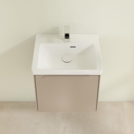 Тумба под раковину Villeroy & Boch Subway 3.0 47,3х42,9 см ДСП/алюминий тауп/монохром C58002VM