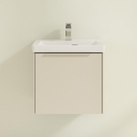 Тумба под раковину Villeroy & Boch Subway 3.0 47,3х42,9 см ДСП/алюминий серый кашемир/монохром C58002VN