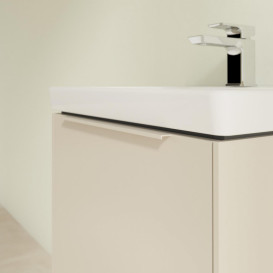 Тумба под раковину Villeroy & Boch Subway 3.0 47,3х42,9 см ДСП/алюминий серый кашемир/монохром C58002VN