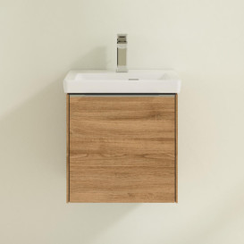 Тумба під раковину Villeroy & Boch Subway 3.0 42,3х42,9 см ДСП/алюміній дуб канзас C58100RH