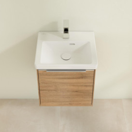 Тумба під раковину Villeroy & Boch Subway 3.0 42,3х42,9 см ДСП/алюміній дуб канзас C58100RH