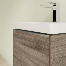 Тумба под раковину Villeroy & Boch Subway 3.0 42,3х42,9 см ДСП/алюминий дуб каменный C58100RK