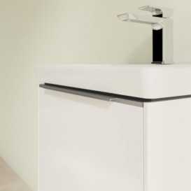 Тумба под раковину Villeroy & Boch Subway 3.0 42,3х42,9 см ДСП/алюминий белый бриллиант C58100VE