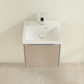 Тумба под раковину Villeroy & Boch Subway 3.0 42,3х42,9 см ДСП/алюминий тауп C58100VM