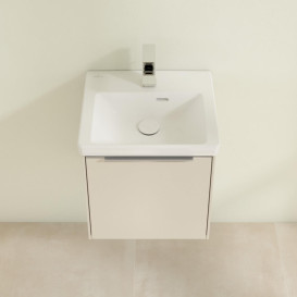 Тумба под раковину Villeroy & Boch Subway 3.0 42,3х42,9 см ДСП/алюминий серый кашемир C58100VN