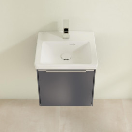 Тумба под раковину Villeroy & Boch Subway 3.0 42,3х42,9 см ДСП/алюминий морской синий C58100VQ