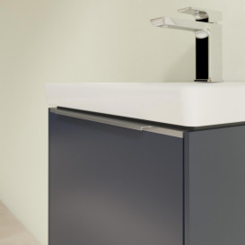 Тумба под раковину Villeroy & Boch Subway 3.0 42,3х42,9 см ДСП/алюминий морской синий C58100VQ