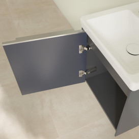 Тумба под раковину Villeroy & Boch Subway 3.0 42,3х42,9 см ДСП/алюминий морской синий C58100VQ