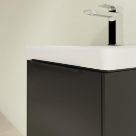 Тумба под раковину Villeroy & Boch Subway 3.0 42,3х42,9 см ДСП/алюминий черный вулкан/черный вулкан C58101VL