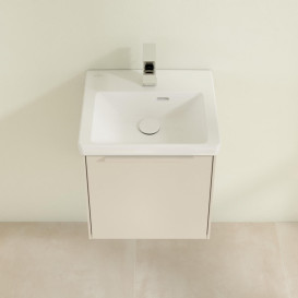 Тумба під раковину Villeroy & Boch Subway 3.0 42,3х42,9 см ДСП/алюміній сірий кашемір/монохром C58102VN