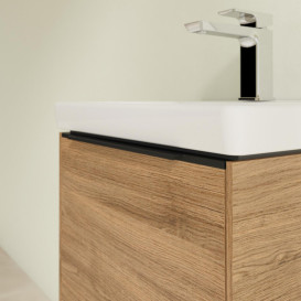 Тумба під раковину Villeroy & Boch Subway 3.0 42,3х42,9 см ДСП/алюміній дуб канзас C58200RH