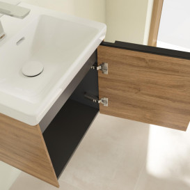 Тумба під раковину Villeroy & Boch Subway 3.0 42,3х42,9 см ДСП/алюміній дуб канзас C58200RH