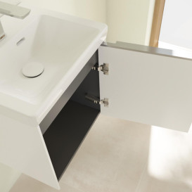 Тумба під раковину Villeroy & Boch Subway 3.0 42,3х42,9 см ДСП/алюміній чистий білий C58200VF