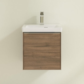 Тумба под раковину Villeroy & Boch Subway 3.0 42,3х42,9 см ДСП/алюминий дуб аризона C58200VH
