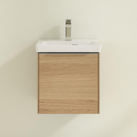 Тумба под раковину Villeroy & Boch Subway 3.0 42,3х42,9 см ДСП/алюминий дуб северный C58200VJ