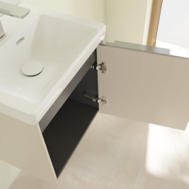 Тумба под раковину Villeroy & Boch Subway 3.0 42,3х42,9 см ДСП/алюминий серый кашемир C58200VN