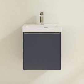 Тумба під раковину Villeroy & Boch Subway 3.0 42,3х42,9 см ДСП/алюміній морський синій C58200VQ