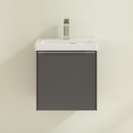 Тумба під раковину Villeroy & Boch Subway 3.0 42,3х42,9 см ДСП/алюміній графіт C58200VR