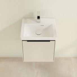 Тумба под раковину Villeroy & Boch Subway 3.0 42,3х42,9 см ДСП/алюминий серый кашемир/черный вулкан C58201VN