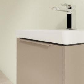 Тумба под раковину Villeroy & Boch Subway 3.0 42,3х42,9 см ДСП/алюминий тауп/монохром C58202VM