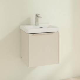 Тумба под раковину Villeroy & Boch Subway 3.0 42,3х42,9 см ДСП/алюминий серый кашемир/монохром C58202VN