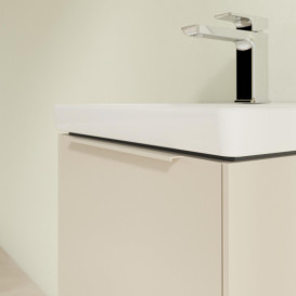 Тумба под раковину Villeroy & Boch Subway 3.0 42,3х42,9 см ДСП/алюминий серый кашемир/монохром C58202VN