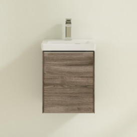 Тумба під раковину Villeroy & Boch Subway 3.0 35,1х42,9 см ДСП/алюміній кам'яний дуб C58300RK