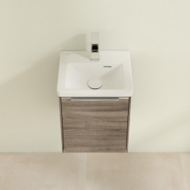 Тумба під раковину Villeroy & Boch Subway 3.0 35,1х42,9 см ДСП/алюміній кам'яний дуб C58300RK