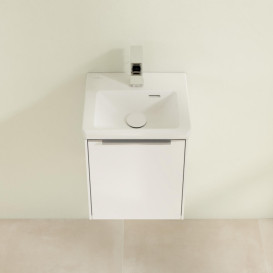 Тумба под раковину Villeroy & Boch Subway 3.0 35,1х42,9 см ДСП/алюминий белый бриллиант C58300VE