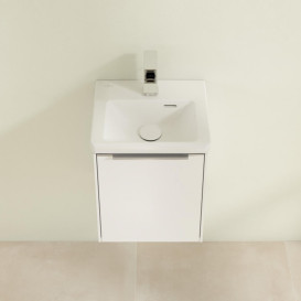 Тумба под раковину Villeroy & Boch Subway 3.0 35,1х42,9 см ДСП/алюминий чистый белый C58300VF