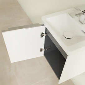 Тумба под раковину Villeroy & Boch Subway 3.0 35,1х42,9 см ДСП/алюминий чистый белый C58300VF