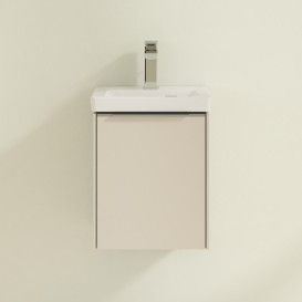 Тумба под раковину Villeroy & Boch Subway 3.0 35,1х42,9 см ДСП/алюминий серый кашемир C58300VN