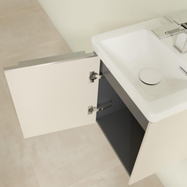 Тумба под раковину Villeroy & Boch Subway 3.0 35,1х42,9 см ДСП/алюминий серый кашемир C58300VN